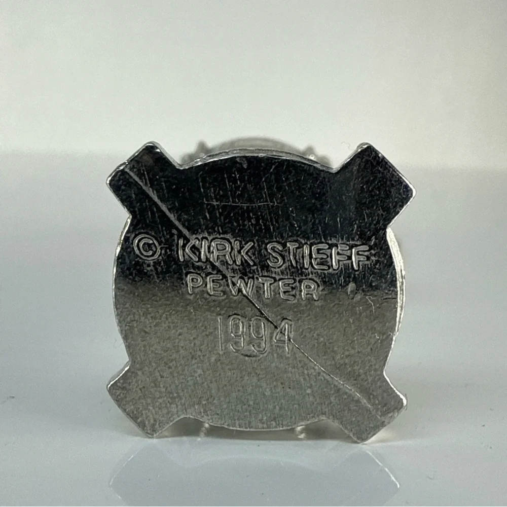 Kirk Stieff pewter keychain Elegant Silver Key Holder